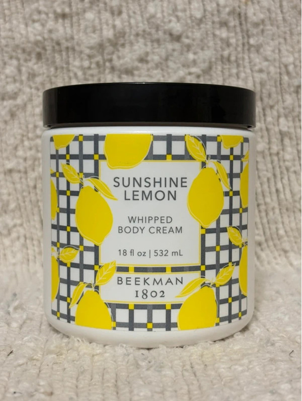 Beekman 1802 Goat Milk Whipped Body Cream 18 fl oz (Sunshine Lemon)
